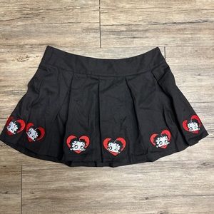 Dolls Kill Betty Boop pleated skirt